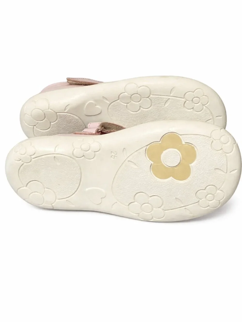 Faro, Spain Pink Real Leather Pink Girls Shoes mMary Janes Strawberry 8 NEW‎ $90